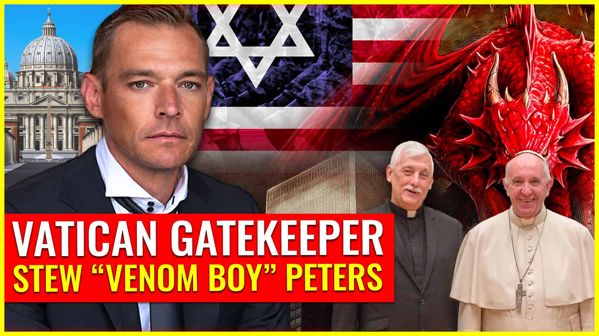 Vatican gatekeeper Stew Peters EXPOSED (VENOM BOY DOESN'T LIKE POINTING ...