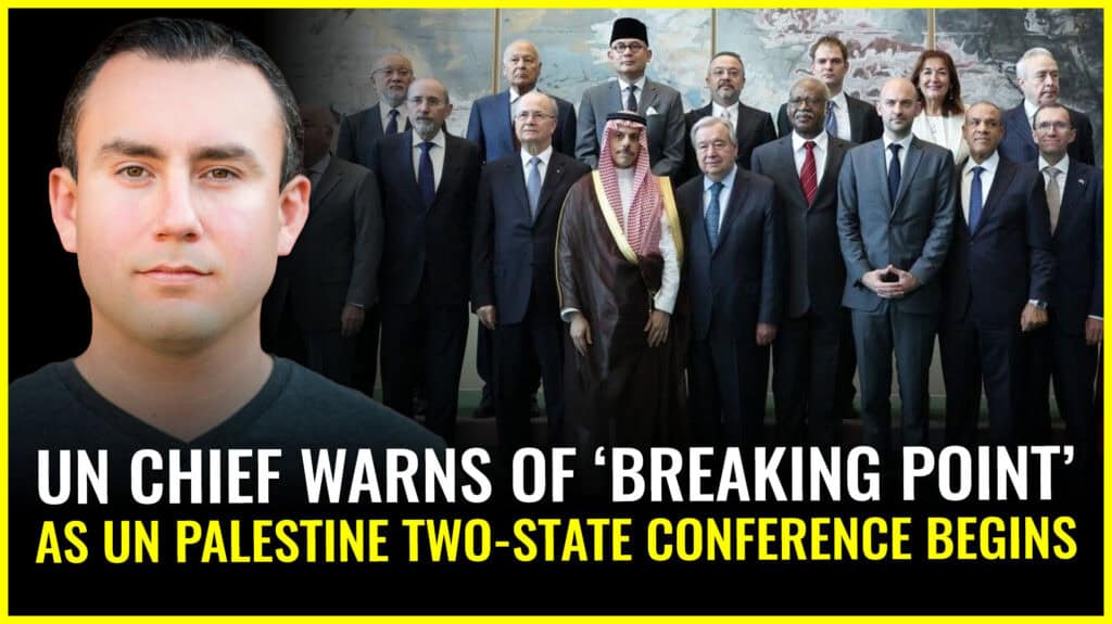 UN chief warns of BREAKING POINT as Palestine two-state solution conference begins